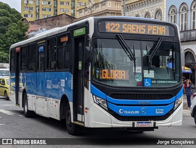 Transurb C72131 na cidade de Rio de Janeiro, Rio de Janeiro, Brasil, por Jorge Gonçalves. ID da foto: 10475486.