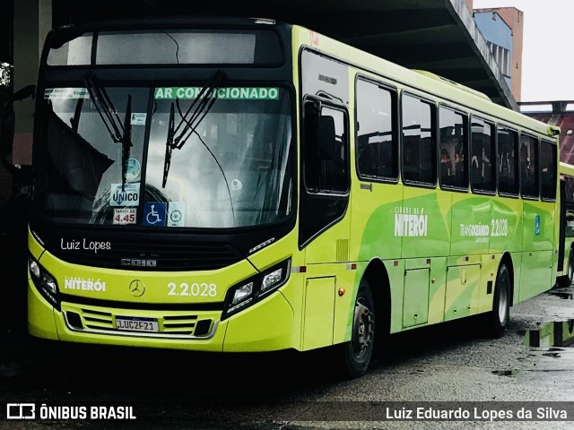 Santo Antônio Transportes Niterói 2.2.028 na cidade de Niterói, Rio de Janeiro, Brasil, por Luiz Eduardo Lopes da Silva. ID da foto: 10475450.