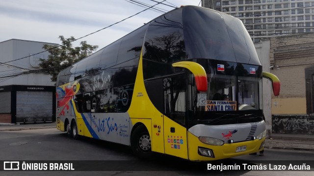 Jet Sur 222 na cidade de Estación Central, Santiago, Metropolitana de Santiago, Chile, por Benjamín Tomás Lazo Acuña. Número da foto: #10480101.