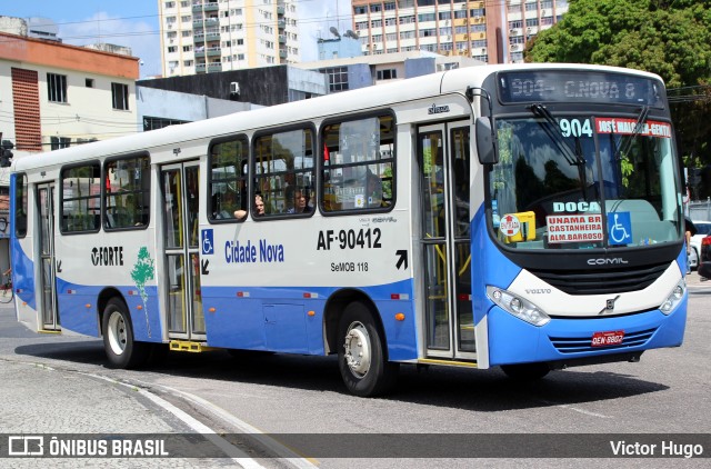 Viação Forte AF-90412 na cidade de Belém, Pará, Brasil, por Victor Hugo. ID da foto: 10478753.