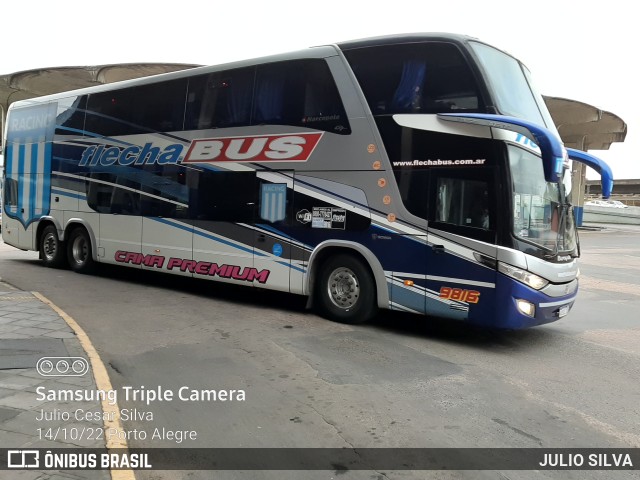 Flecha Bus 9816 na cidade de Porto Alegre, Rio Grande do Sul, Brasil, por JULIO SILVA. Número da foto: #10480401.