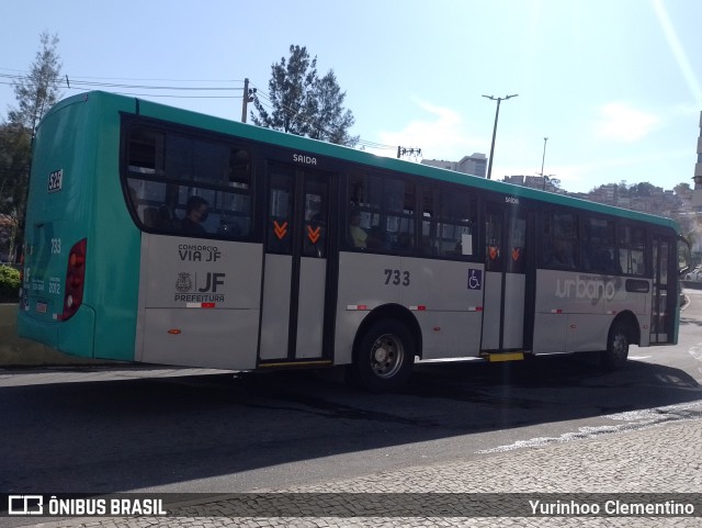 VSFL - Viação São Francisco 733 na cidade de Juiz de Fora, Minas Gerais, Brasil, por Yurinhoo Clementino. Número da foto: #10479051.