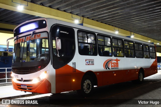 CSM Transporte e Turismo RT 002 na cidade de Belém, Pará, Brasil, por Victor Hugo. Número da foto: #10478466.