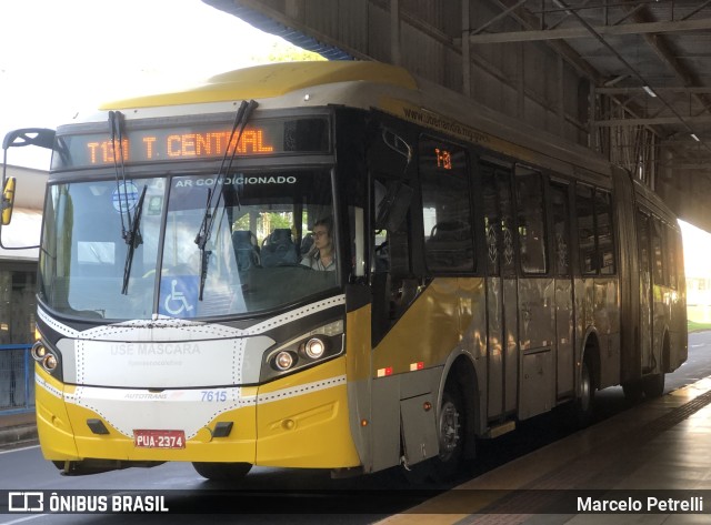 Autotrans Transportes Urbanos e Rodoviários 7615 na cidade de Uberlândia, Minas Gerais, Brasil, por Marcelo Petrelli. Número da foto: #10479254.
