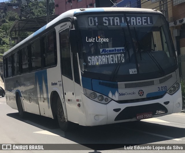 Auto Ônibus Alcântara 3.010 na cidade de São Benedito, Ceará, Brasil, por Luiz Eduardo Lopes da Silva. ID da foto: 10478152.