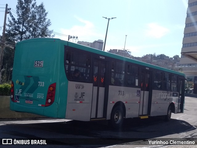 VSFL - Viação São Francisco 733 na cidade de Juiz de Fora, Minas Gerais, Brasil, por Yurinhoo Clementino. ID da foto: 10479061.