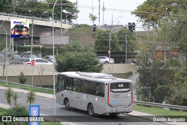 Expresso CampiBus 2365 na cidade de Campinas, São Paulo, Brasil, por Danilo Augusto. ID da foto: 10478373.