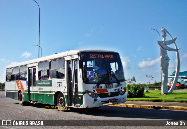 Auto Viação Veleiro 015 na cidade de Rio Largo, Alagoas, Brasil, por Jones Bh. ID da foto: 10480169.