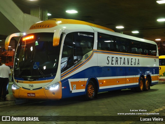 Viação Sertaneja 750 na cidade de Belo Horizonte, Minas Gerais, Brasil, por Lucas Vieira. ID da foto: 10479248.