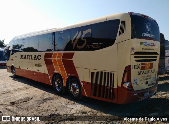 Marlac Turismo 11120 na cidade de Aparecida, São Paulo, Brasil, por Vicente de Paulo Alves. ID da foto: 10483764.