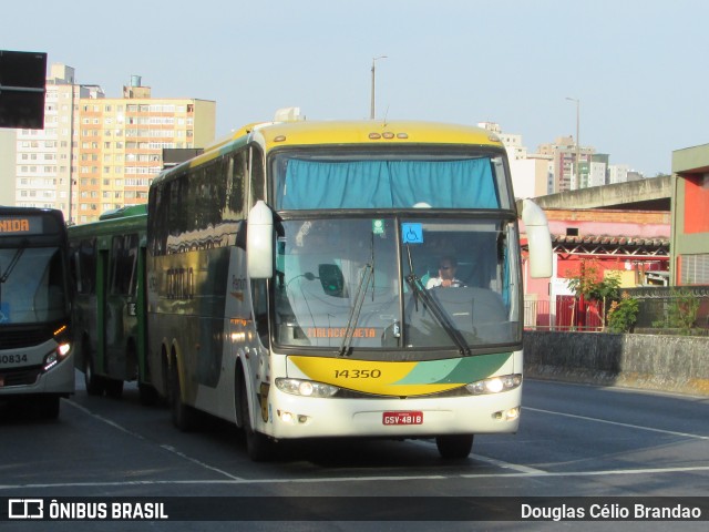 Empresa Gontijo de Transportes 14350 na cidade de Belo Horizonte, Minas Gerais, Brasil, por Douglas Célio Brandao. ID da foto: 10484357.