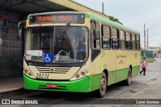 União Transportes 10231 na cidade de Várzea Grande, Mato Grosso, Brasil, por Leon Gomes. Número da foto: #10482097.