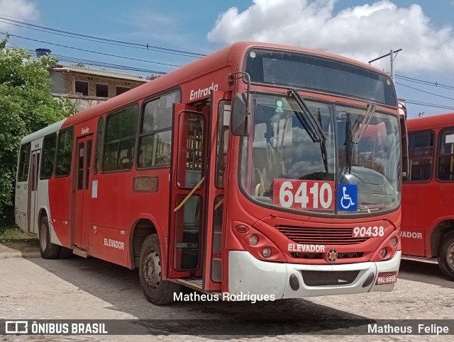 Companhia Coordenadas de Transportes 90438 na cidade de Ribeirão das Neves, Minas Gerais, Brasil, por Matheus  Felipe. ID da foto: 10484817.