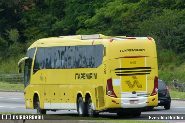 Viação Itapemirim 60095 na cidade de São José dos Campos, São Paulo, Brasil, por Everaldo Bordini. Número da foto: #10483733.