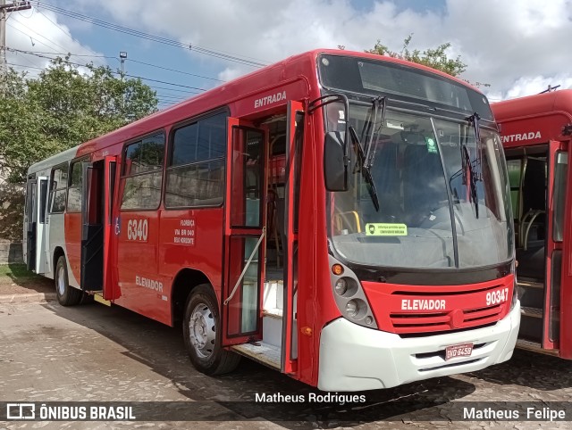 Companhia Coordenadas de Transportes 90347 na cidade de Ribeirão das Neves, Minas Gerais, Brasil, por Matheus  Felipe. ID da foto: 10484823.