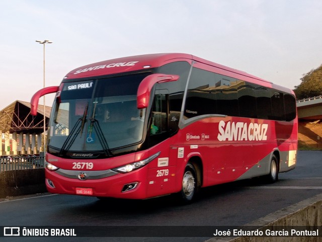 Viação Santa Cruz 26719 na cidade de Campinas, São Paulo, Brasil, por José Eduardo Garcia Pontual. ID da foto: 10483289.