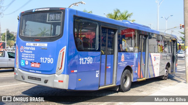 Viação Pirajuçara 11.790 na cidade de Taboão da Serra, São Paulo, Brasil, por Murilo da Silva. ID da foto: 10481489.