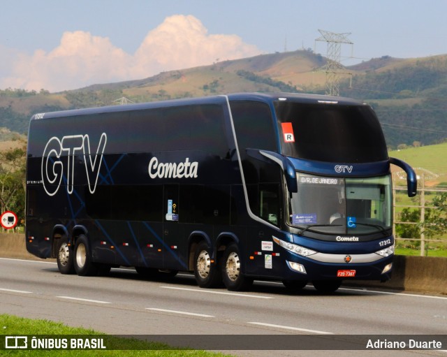 Viação Cometa 17312 na cidade de Roseira, São Paulo, Brasil, por Adriano Duarte. ID da foto: 10483151.