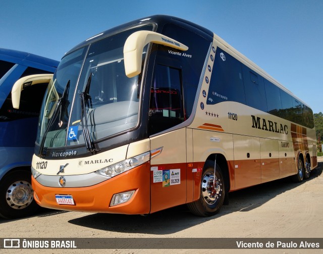 Marlac Turismo 11120 na cidade de Aparecida, São Paulo, Brasil, por Vicente de Paulo Alves. ID da foto: 10483769.