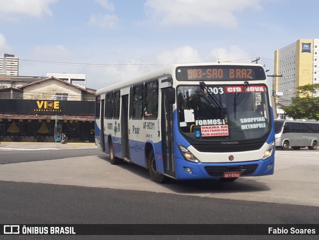 Viação Forte AF-90311 na cidade de Belém, Pará, Brasil, por Fabio Soares. ID da foto: 10481461.