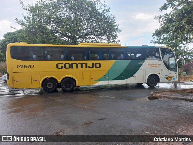 Empresa Gontijo de Transportes 14610 na cidade de Montes Claros, Minas Gerais, Brasil, por Cristiano Martins. ID da foto: 10481422.