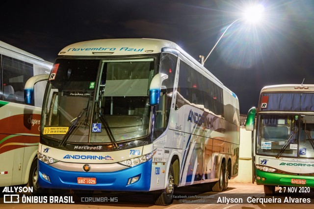 Empresa de Transportes Andorinha 7300 na cidade de Corumbá, Mato Grosso do Sul, Brasil, por Allyson  Cerqueira Alvares. ID da foto: 10482486.