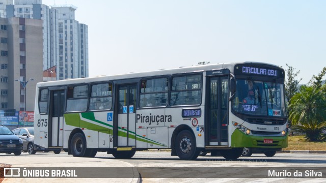 Viação Pirajuçara 875 na cidade de Taboão da Serra, São Paulo, Brasil, por Murilo da Silva. ID da foto: 10481509.