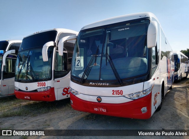 Viação São Cristóvão 2150 na cidade de Aparecida, São Paulo, Brasil, por Vicente de Paulo Alves. ID da foto: 10483887.