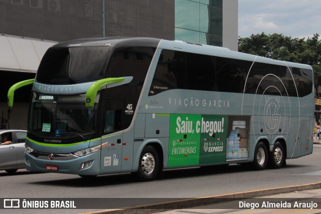 Viação Garcia 8494 na cidade de Rio de Janeiro, Rio de Janeiro, Brasil, por Diego Almeida Araujo. Número da foto: #10482259.