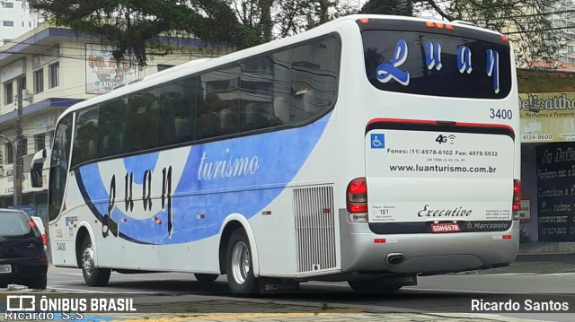 Luan Turismo 3400 na cidade de São Bernardo do Campo, São Paulo, Brasil, por Ricardo Santos. Número da foto: #10483983.