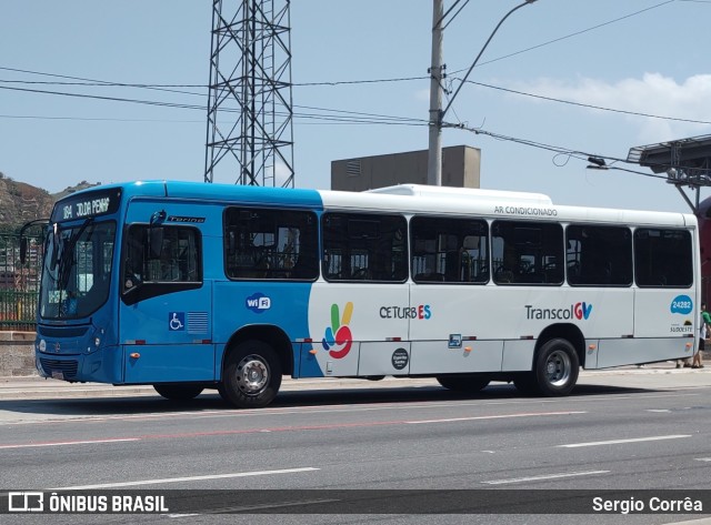 Unimar Transportes 24282 na cidade de Vitória, Espírito Santo, Brasil, por Sergio Corrêa. ID da foto: 10481649.