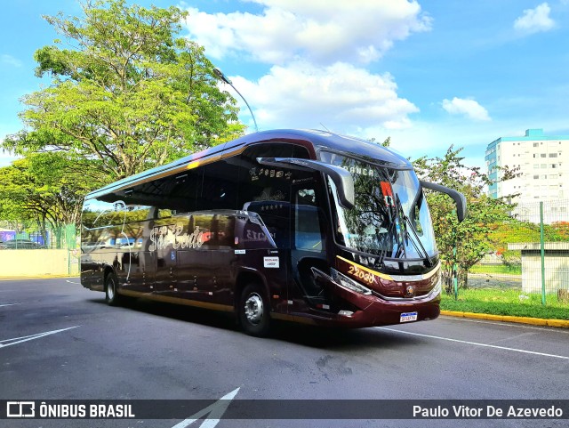 Viação São Bento Ribeirão Preto 22020 na cidade de Franca, São Paulo, Brasil, por Paulo Vitor De Azevedo. Número da foto: #10483434.