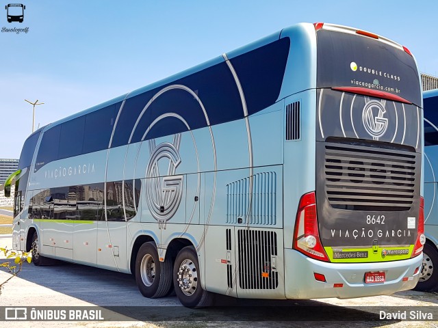 Viação Garcia 8642 na cidade de Brasília, Distrito Federal, Brasil, por David Silva. Número da foto: #10484708.