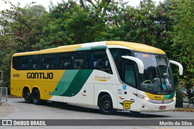 Empresa Gontijo de Transportes 18155 na cidade de São Paulo, São Paulo, Brasil, por Murilo da Silva. ID da foto: 10481523.