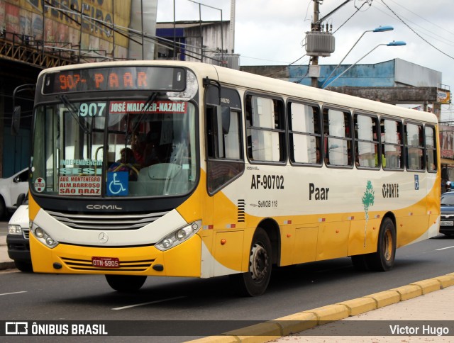 Viação Forte AF-90702 na cidade de Belém, Pará, Brasil, por Victor Hugo. Número da foto: #10483216.