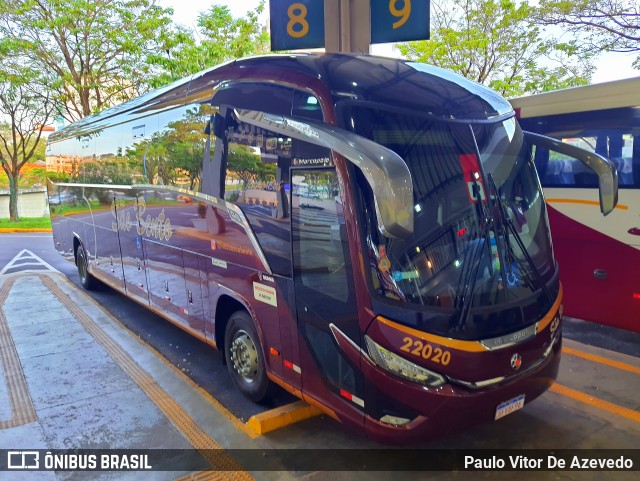 Viação São Bento Ribeirão Preto 22020 na cidade de Franca, São Paulo, Brasil, por Paulo Vitor De Azevedo. Número da foto: #10483819.
