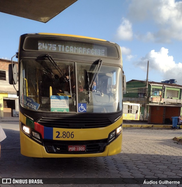 Mobibrasil São Lourenço >>> Mobi-PE 2.806 na cidade de Camaragibe, Pernambuco, Brasil, por Áudios Guilherme. ID da foto: 10481789.