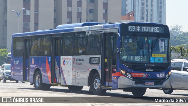 Viação Pirajuçara 11.437 na cidade de Taboão da Serra, São Paulo, Brasil, por Murilo da Silva. Número da foto: #10481515.