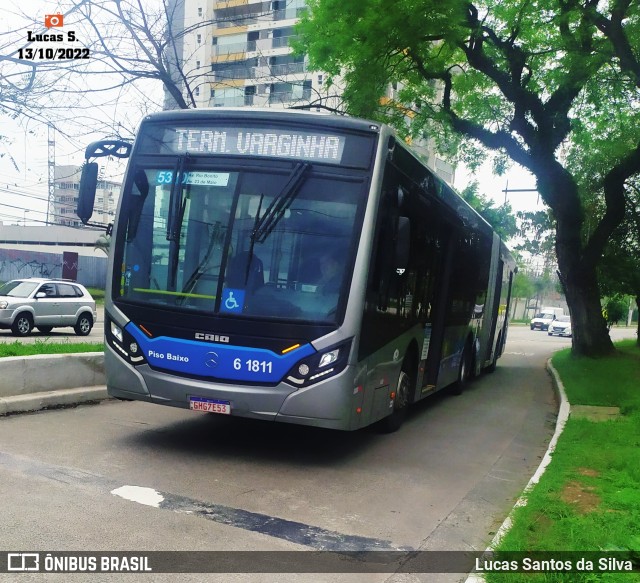 Viação Grajaú S.A. 6 1811 na cidade de São Paulo, São Paulo, Brasil, por Lucas Santos da Silva. Número da foto: #10481657.