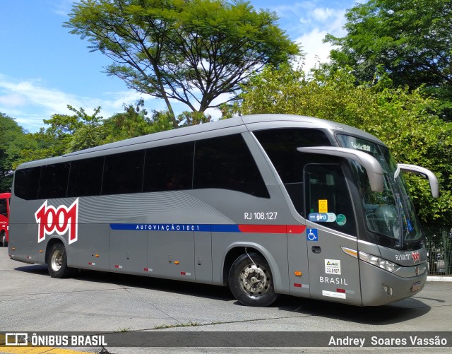 Auto Viação 1001 Rj 108.127 na cidade de São Paulo, São Paulo, Brasil, por Andrey  Soares Vassão. ID da foto: 10481198.