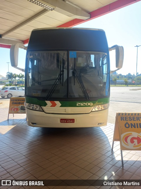 Empresa Gontijo de Transportes 21200 na cidade de Bela Vista de Minas, Minas Gerais, Brasil, por Cristiano Martins. ID da foto: 10483704.