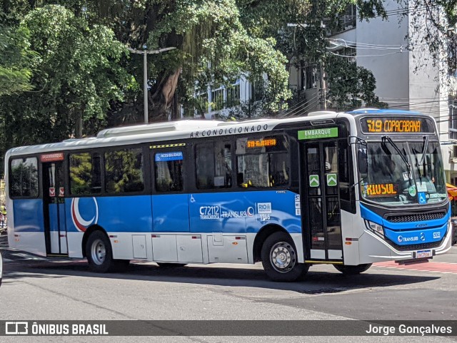 Transurb C72112 na cidade de Rio de Janeiro, Rio de Janeiro, Brasil, por Jorge Gonçalves. Número da foto: #10484319.