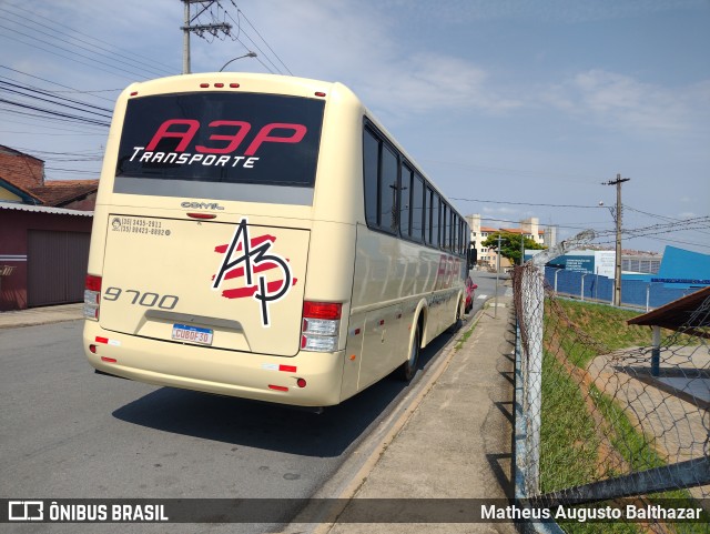 A3P Transportes e Turismo 9700 na cidade de Bragança Paulista, São Paulo, Brasil, por Matheus Augusto Balthazar. Número da foto: #10483882.