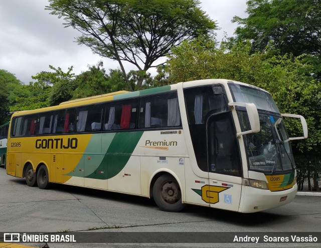 Empresa Gontijo de Transportes 12085 na cidade de São Paulo, São Paulo, Brasil, por Andrey  Soares Vassão. ID da foto: 10485139.