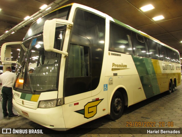 Empresa Gontijo de Transportes 12750 na cidade de Belo Horizonte, Minas Gerais, Brasil, por Hariel Bernades. ID da foto: 10485431.