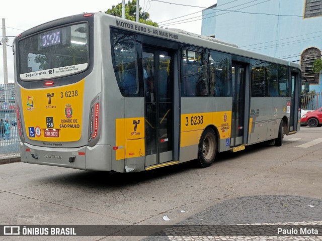 Transunião Transportes 3 6238 na cidade de São Paulo, São Paulo, Brasil, por Paulo Mota. Número da foto: #10485401.