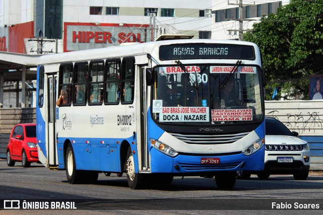 Transportes Barata BN-00012 na cidade de Ananindeua, Pará, Brasil, por Fabio Soares. Número da foto: #10485759.