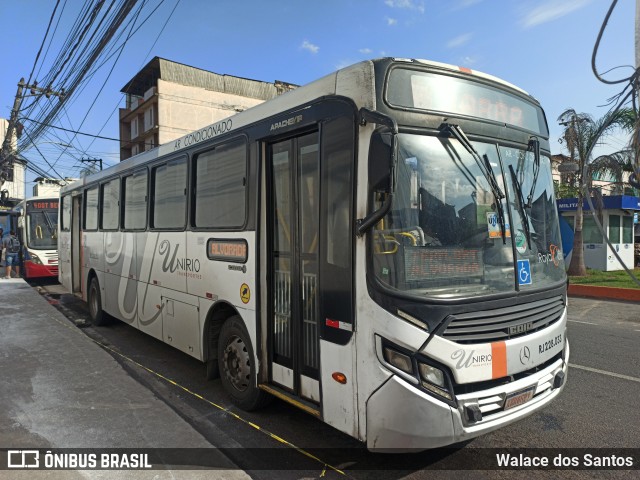 UniRio Transportes RJ 228.033 na cidade de Belford Roxo, Rio de Janeiro, Brasil, por Walace dos Santos. ID da foto: 10485438.