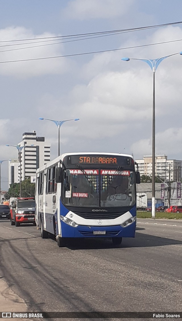 ViaBus Transportes CT-97704 na cidade de Ananindeua, Pará, Brasil, por Fabio Soares. ID da foto: 10486000.