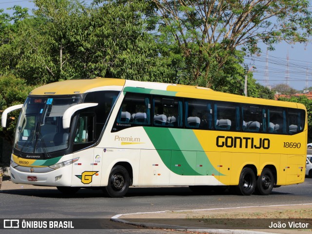 Empresa Gontijo de Transportes 18690 na cidade de Teresina, Piauí, Brasil, por João Victor. Número da foto: #10484922.